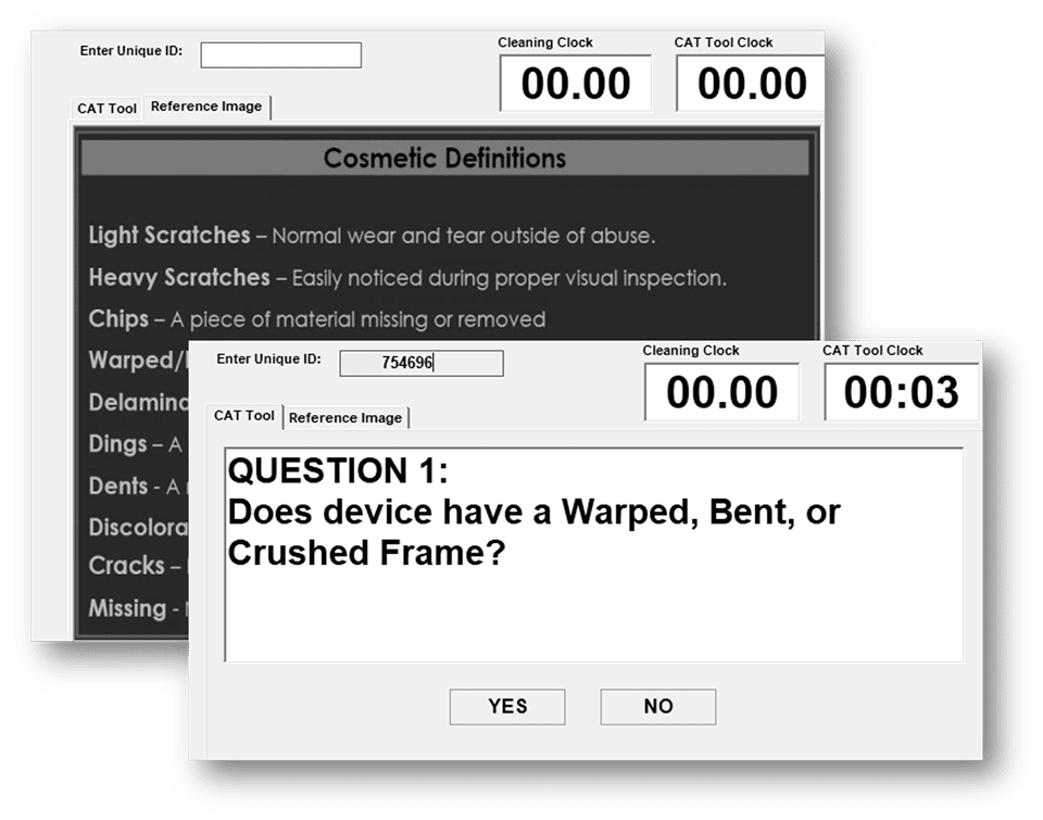 Smarttracker-Cosmetic-asssessment-testing