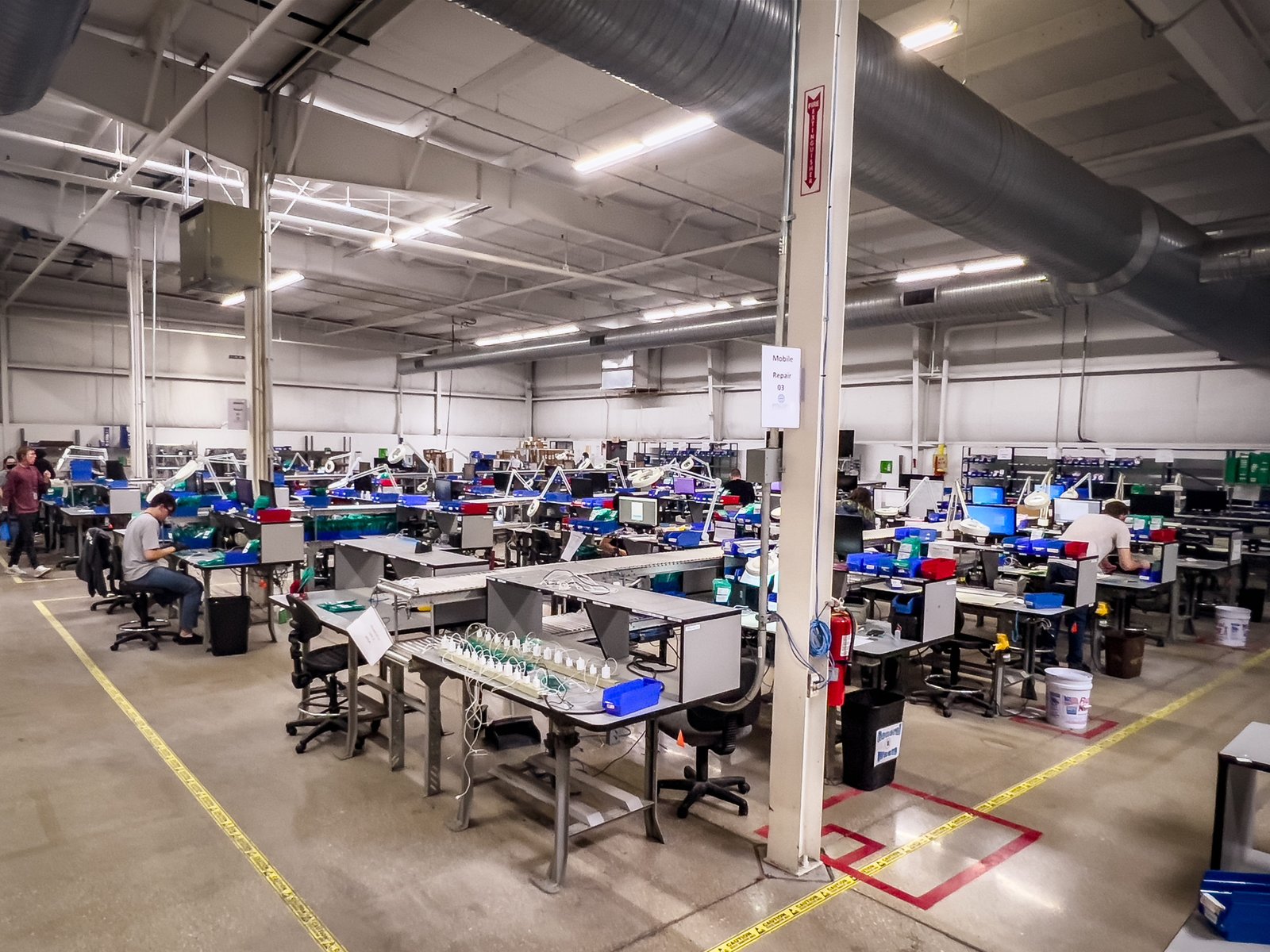 Mobile Device Repair & Refurb Floor